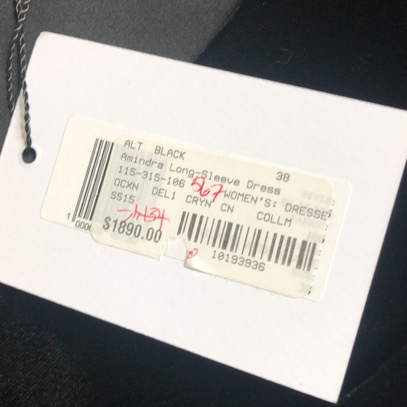 Altuzarra NWT Amindra Long Sleeve Black Dress 🖤 - Picture 8 of 11